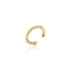 Bijou D'oreille Unitaire Jameela Plaqué Or Jaune