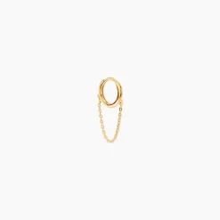 Bijou D'oreille Unitaire Or Jaune Brittani