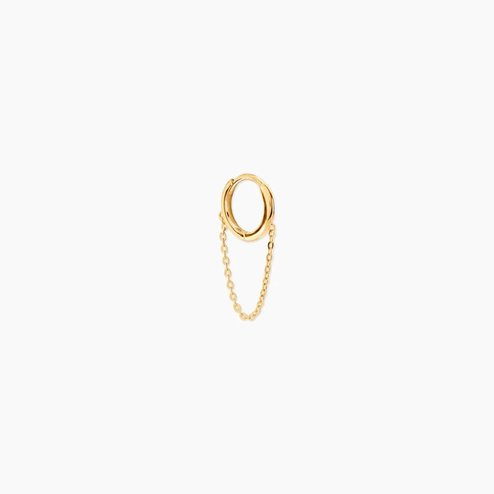 Bijou D'oreille Unitaire Or Jaune Brittani