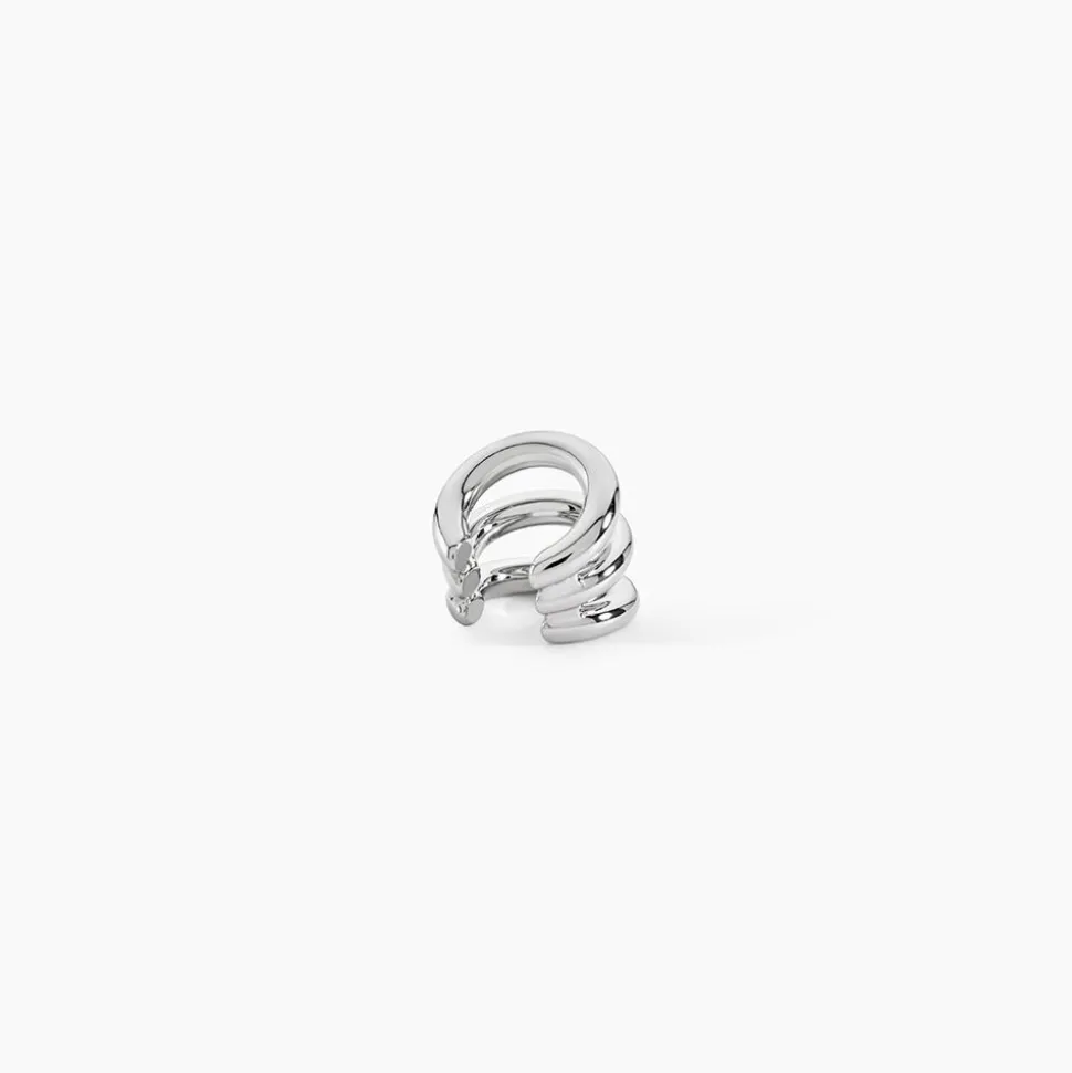 Bijoux D'Oreilles Arthemise Acier Blanc