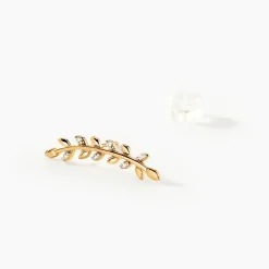 Bijoux D'oreilles Eloiza Or Jaune Oxyde De Zirconium