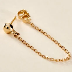 Marc Orian Piercings D'Oreilles|Boucles D'Oreilles > Boucle D'oreille Channah Or Jaune