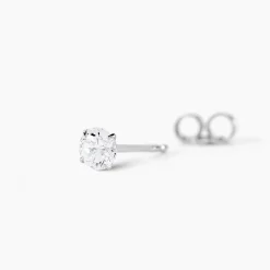 Marc Orian Bijoux Zirconium|Bijoux Homme > Boucle D'oreille Puce Unitaire Niels De Zirconium argent blanc oxyde