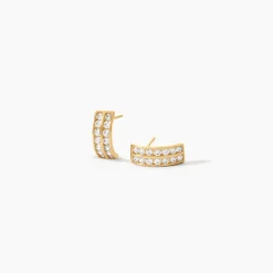 Marc Orian Bijoux Zirconium|Créoles > Boucles D'oreilles Jacobee Rondes Or Jaune Oxyde De Zirconium