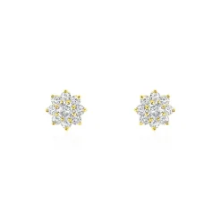 Marc Orian Pendantes|Boucles D'Oreilles Fleur > Boucles D'oreilles Or Jaune Darice Oxydes