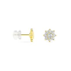 Marc Orian Pendantes|Boucles D'Oreilles Fleur > Boucles D'oreilles Or Jaune Darice Oxydes