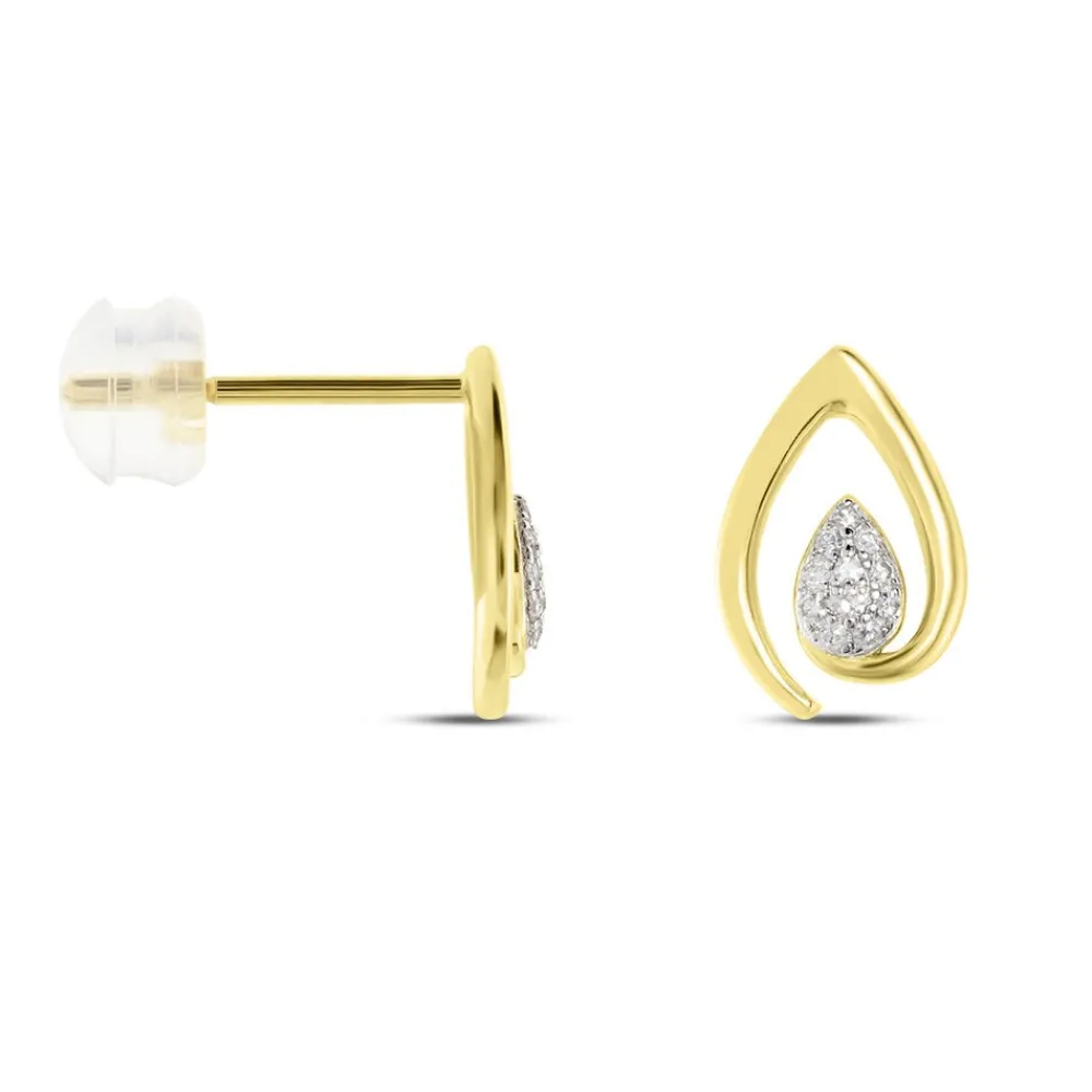 Marc Orian Cadeaux Mariage|Bijoux Diamant > Boucles D'oreilles Or Jaune Sheilana Diamants