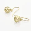 Boucles D'oreilles Pendantes Fidelia Boules Or Jaune