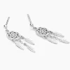 Marc Orian Pendantes|Boucles D'Oreilles Argent > Boucles D'oreilles Pendantes Oniria Argent Blanc