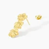 Boucles D'Oreilles Pendantes Olyss Argent Jaune