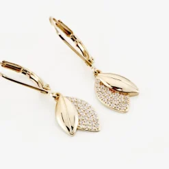 Marc Orian Pendantes|Idées Cadeaux Femme > Boucles D'Oreilles Pendantes Epurea Or Jaune Nacre
