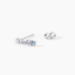 Marc Orian Pendantes|Bijoux Zirconium > Boucles D'Oreilles Pendantes Dion Argent Blanc Oxyde De Zirconium