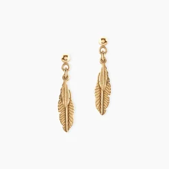 Boucles D'oreilles Pendantes Plaqué Or Kai