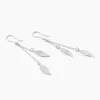 Marc Orian Pendantes|Boucles D'Oreilles Argent > Boucles D'oreilles Pendantes Fabia Argent Blanc