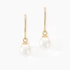 Marc Orian Pendantes|Parures De Mariage > Boucles D'oreilles Pendantes Baroque Or Jaune Perle De Culture