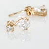 Boucles D'oreilles Pendantes Naellya Plaqué Or Oxyde De Zirconium