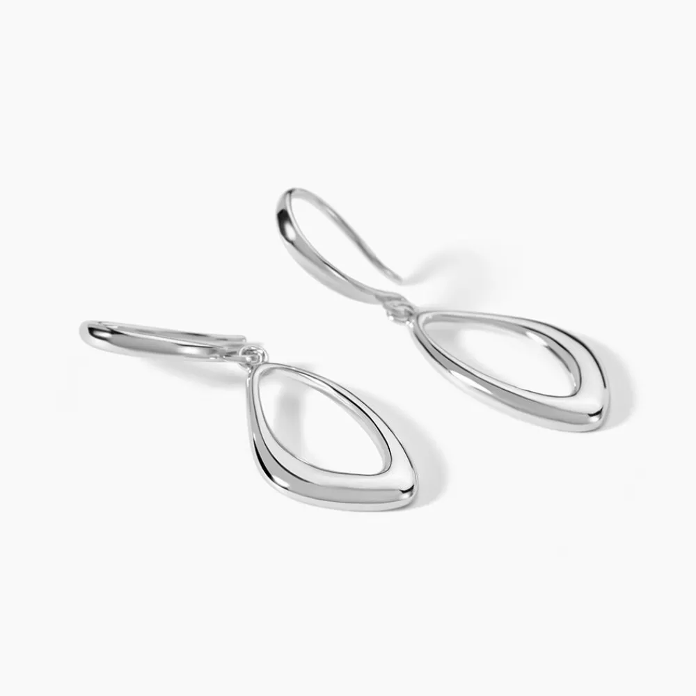 Marc Orian Pendantes|Boucles D'Oreilles Argent > Boucles D'oreilles Pendantes Ketyae Argent Blanc