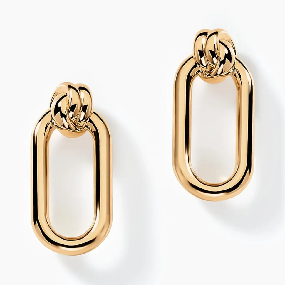 Marc Orian Pendantes|Cadeaux Mariage > Boucles D'oreilles Pendantes Pluie D'Eclat Or Blanc Saphir