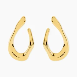 Marc Orian Pendantes|Boucles D'Oreilles Acier Inoxydable > Boucles D'Oreilles Pendantes Mamamia Acier Jaune