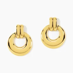 Marc Orian Pendantes|Boucles D'Oreilles Acier Inoxydable > Boucles D'Oreilles Pendantes Vaidah Acier Jaune