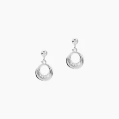 Marc Orian Pendantes|Bijoux Zirconium > Boucles D'oreilles Pendantes Zita Argent Blanc Oxyde De Zirconium