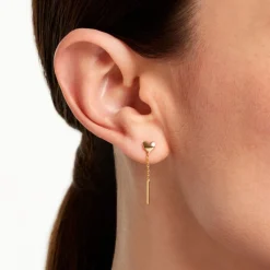Marc Orian Pendantes|Boucles D'Oreilles Argent > Boucles D'oreilles Pendantes Argent Blanc