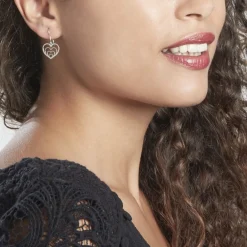 Marc Orian Pendantes|Boucles D'Oreilles Argent > Boucles D'oreilles Pendantes Naleen Argent Blanc