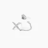 Marc Orian Pendantes|Boucles D'Oreilles Fleur > Boucles D'oreilles Pendantes Phula Argent Blanc