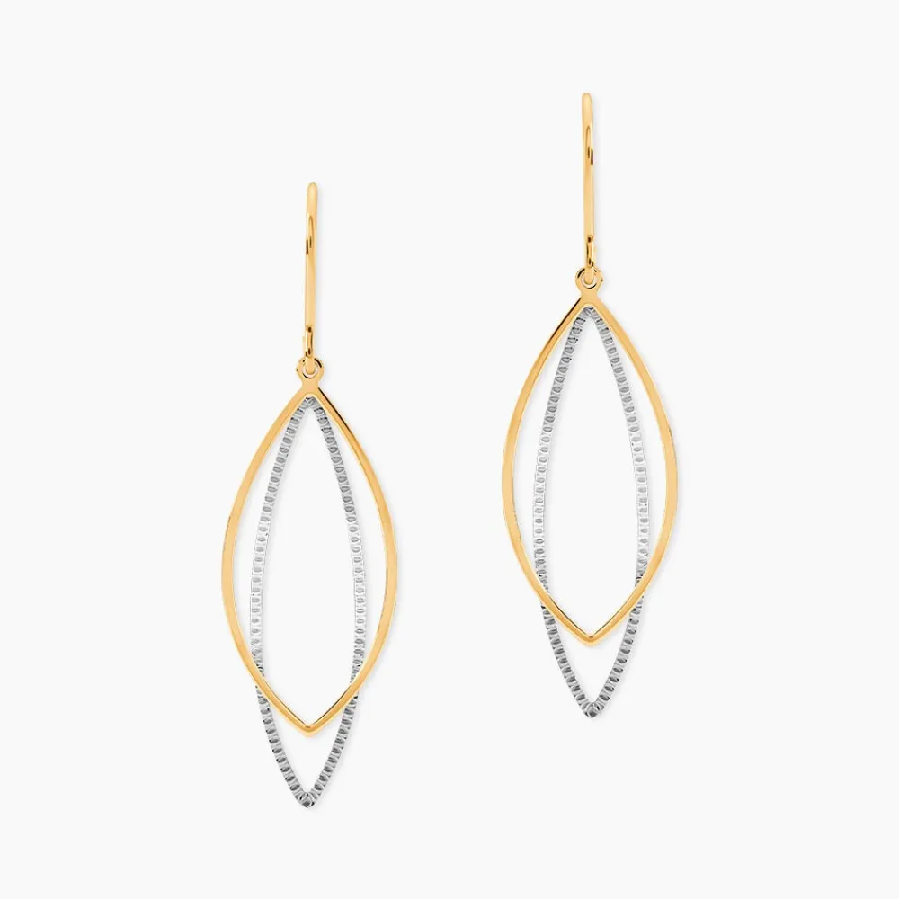 Marc Orian Pendantes|Idées Cadeaux Femme > Boucles D'oreilles Pendantes Anila Gouttes Or Bicolore
