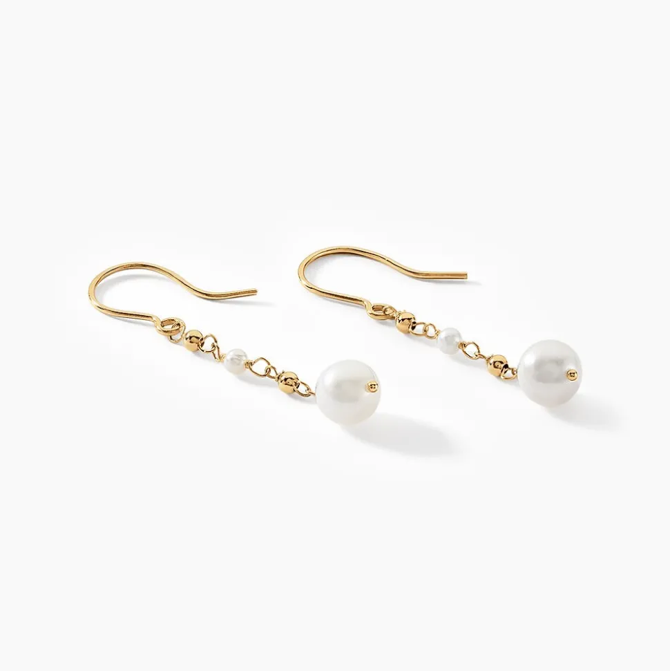 Marc Orian Pendantes|Bijoux Zirconium > Boucles D'oreilles Pendantes Britain Or Jaune Oxyde De Zirconium