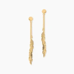 Marc Orian Pendantes|Boucles D'Oreilles Or > Boucles D'oreilles Pendantes Leeann Or Jaune