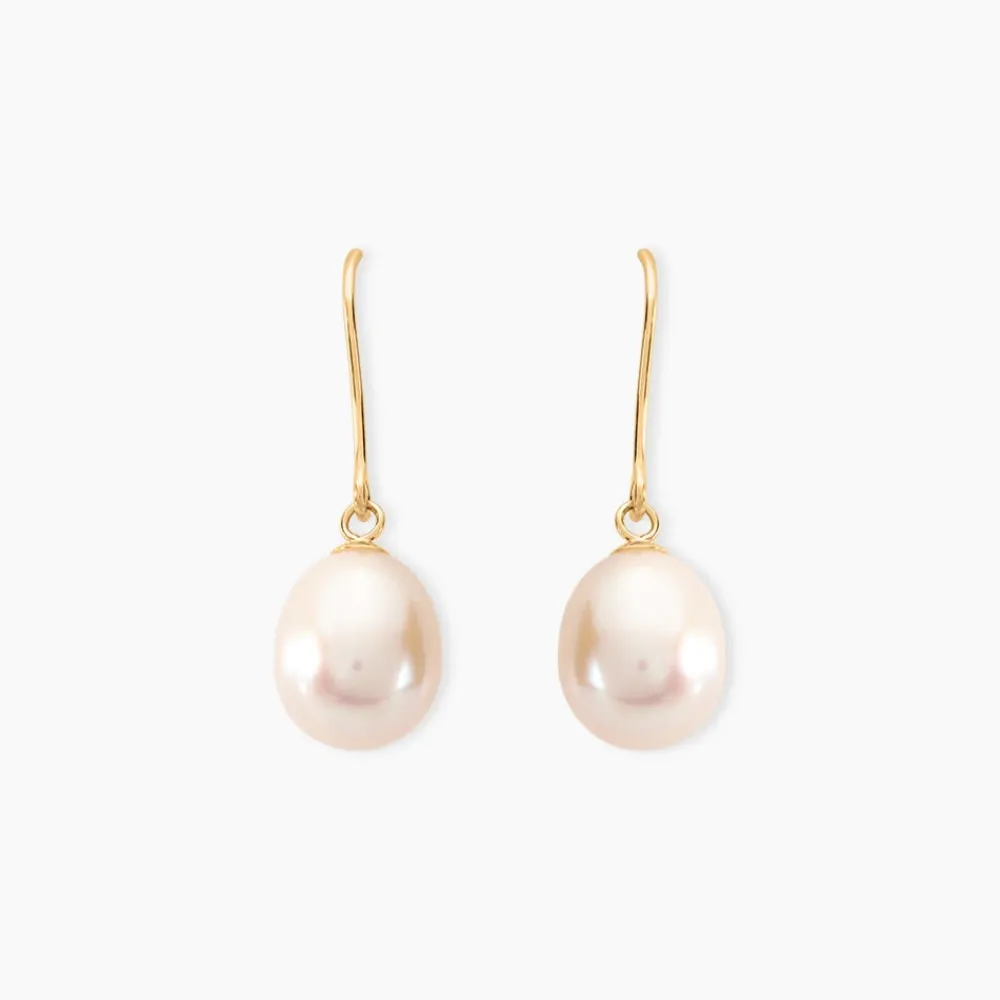 Marc Orian Pendantes|Parures De Mariage > Boucles D'oreilles Pendantes Baroque Or Jaune Perle De Culture