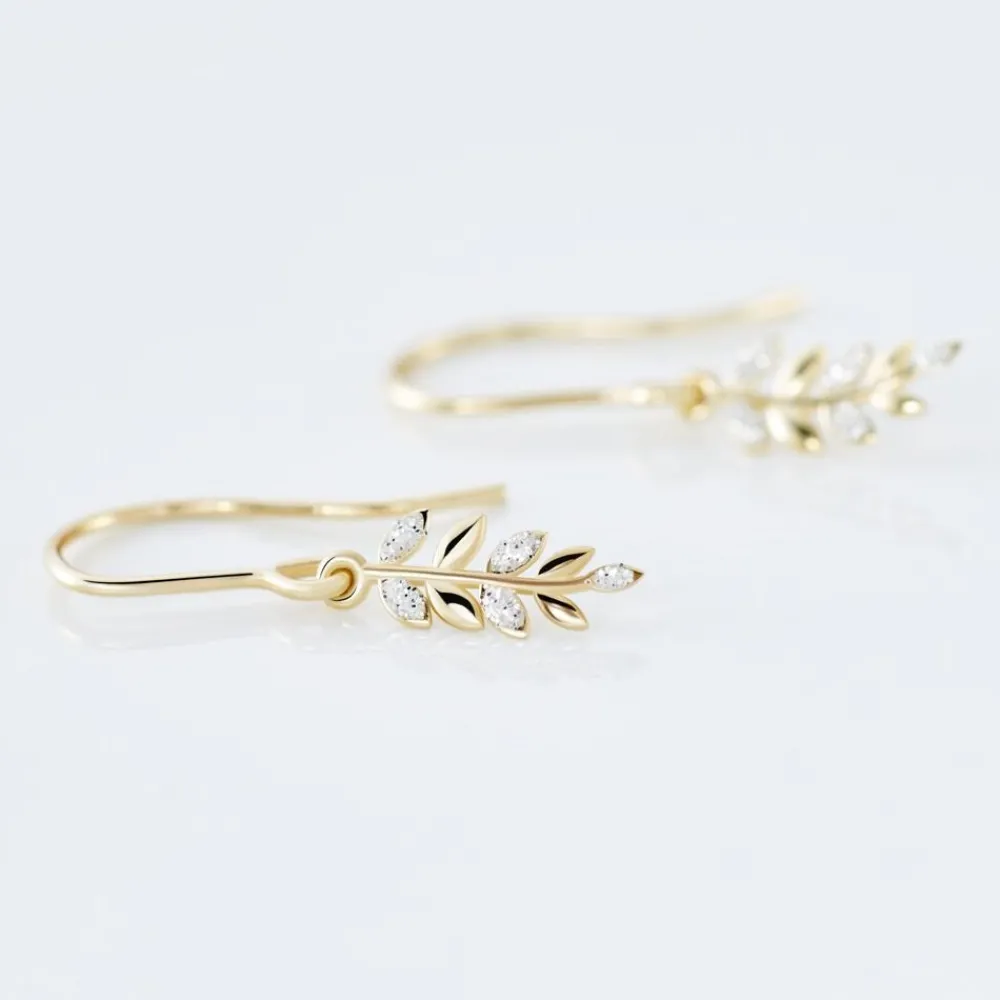 Marc Orian Pendantes|Idées Cadeaux Femme > Boucles D'oreilles Pendantes Adansonia Or Jaune