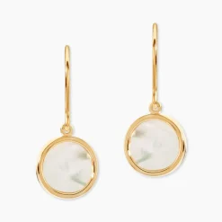 Marc Orian Pendantes|Idées Cadeaux Femme > Boucles D'oreilles Pendantes Joana Or Jaune Nacre