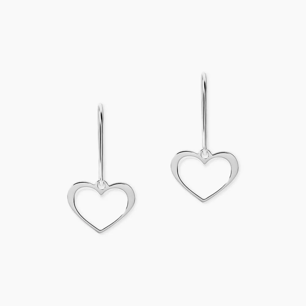 Marc Orian Pendantes|Boucles D'Oreilles Argent > Boucles D'oreilles Pendantes Cosima Argent Blanc