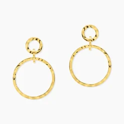 Marc Orian Pendantes|Boucles D'Oreilles Acier Inoxydable > Boucles D'oreilles Pendantes Oia Acier Jaune