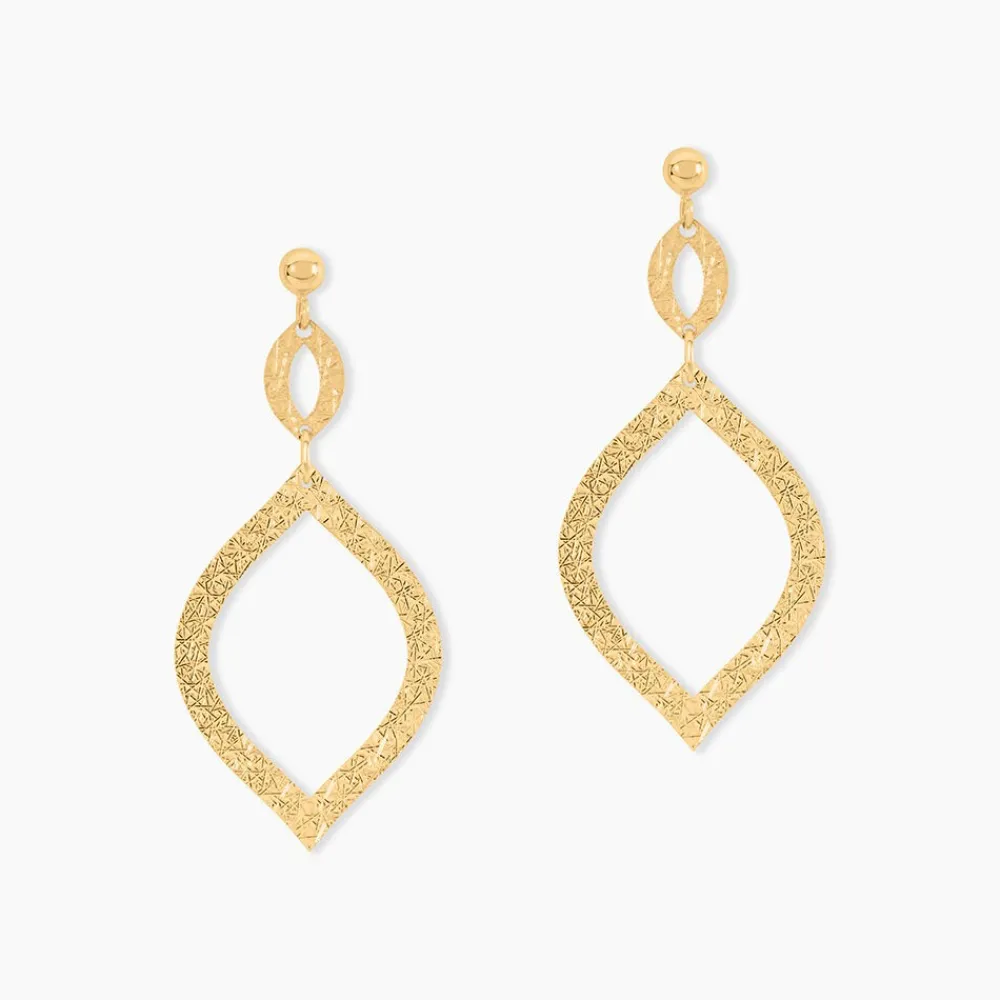 Marc Orian Pendantes|Idées Cadeaux Femme > Boucles D'Oreilles Pendantes Genghis Or Jaune