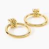 Marc Orian Pendantes|Boucles D'Oreilles Acier Inoxydable > Boucles D'Oreilles Pendantes Cherish Acier Jaune