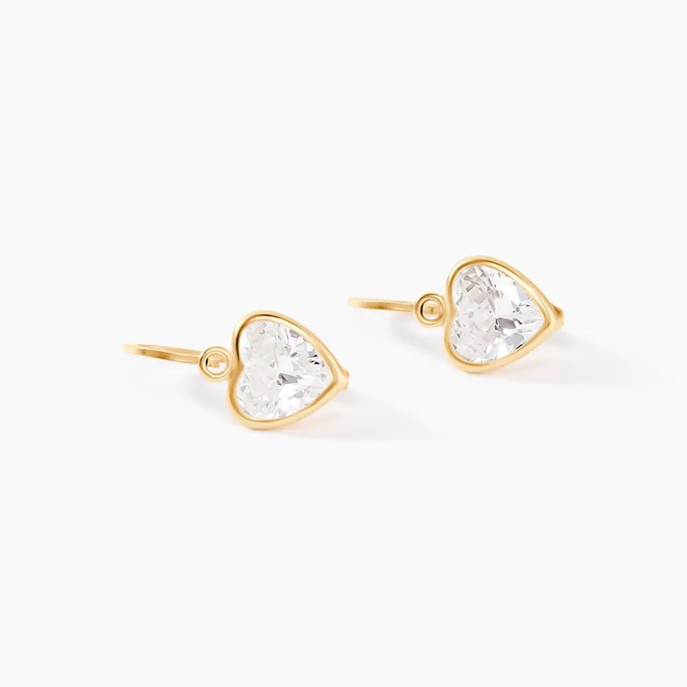 Marc Orian Pendantes|Bijoux Zirconium > Boucles D'oreilles Pendantes Gredel Or Jaune Oxyde
