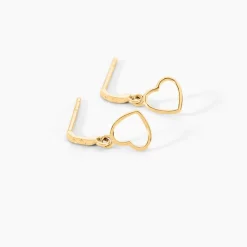 Marc Orian Pendantes|Boucles D'Oreilles Cœur > Boucles D'oreilles Pendantes Feryal Pendantes Coeurs Or Jaune