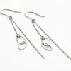 Marc Orian Pendantes|Boucles D'Oreilles Argent > Boucles D'oreilles Pendantes Sybille Argent Blanc