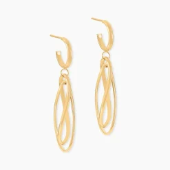 Marc Orian Pendantes|Boucles D'Oreilles Or > Boucles D'Oreilles Pendantes Boudicca Or Jaune