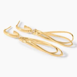 Marc Orian Pendantes|Boucles D'Oreilles Or > Boucles D'Oreilles Pendantes Boudicca Or Jaune