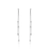 Marc Orian Pendantes|Boucles D'Oreilles Argent > Boucles D'oreilles Pendantes Linda Argent Blanc