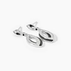 Marc Orian Pendantes|Bijoux Zirconium > Boucles D'oreilles Pendantes Liv Argent Blanc Oxyde De Zirconium
