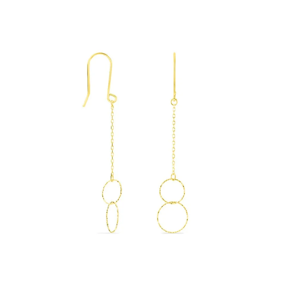 Marc Orian Pendantes|Boucles D'Oreilles Or > Boucles D'oreilles Pendantes Leonetta Or Jaune