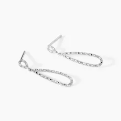 Marc Orian Pendantes|Bijoux Diamant > Boucles D'oreilles Pendantes Or Blanc Diamants