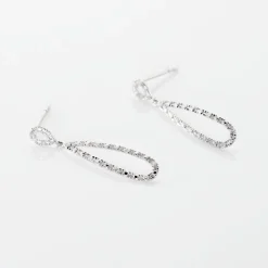 Marc Orian Pendantes|Bijoux Diamant > Boucles D'oreilles Pendantes Or Blanc Diamants