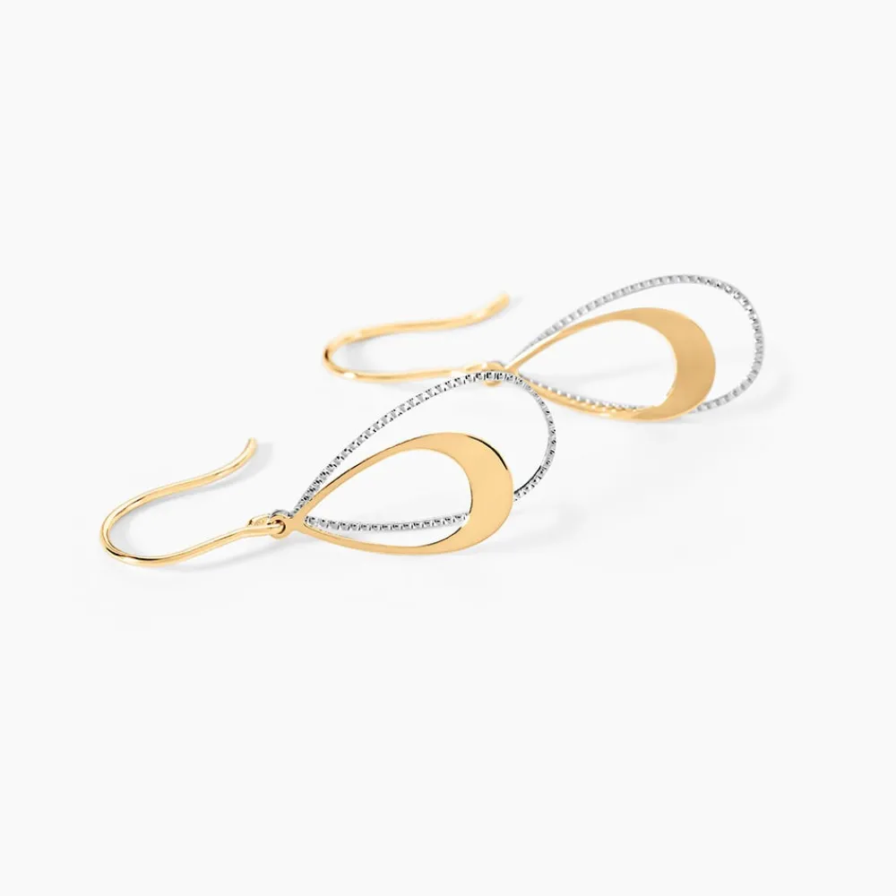 Marc Orian Pendantes|Idées Cadeaux Femme > Boucles D'oreilles Pendantes Anila Gouttes Or Bicolore