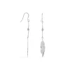 Marc Orian Pendantes|Boucles D'Oreilles Argent > Boucles D'oreilles Pendantes Aliza Argent Blanc